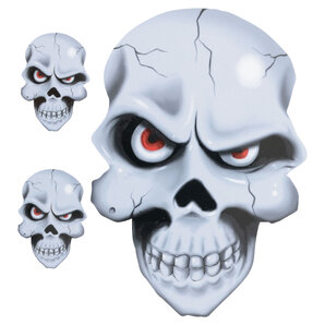 Autocollant "tête de mort"