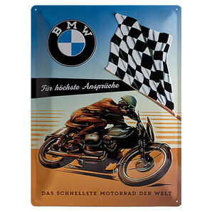 Plaque en métal BMW "Motor-Sport"