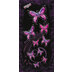 LETHAL ANGEL MULTI-DOEK NIGHT BUTTERFLY, ZW/ROZE