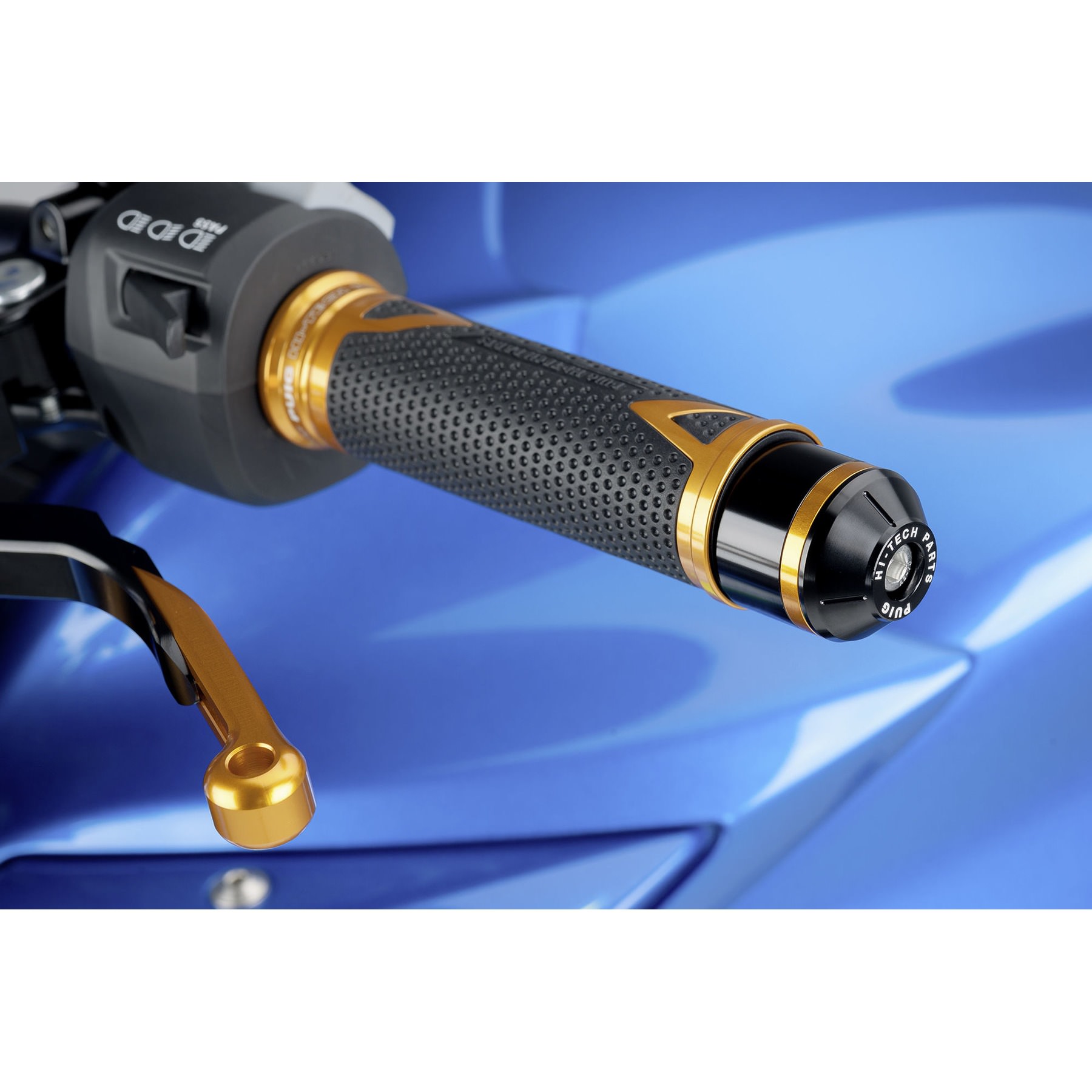 Puig 6194R Kurze Lenkerenden Aus Rotem Aluminium – Für Suzuki V-Strom, Bandit, GSX
