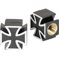 VALVE CAPS IRON CROSS