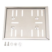 LICENSE PLATE FRAME BLACK