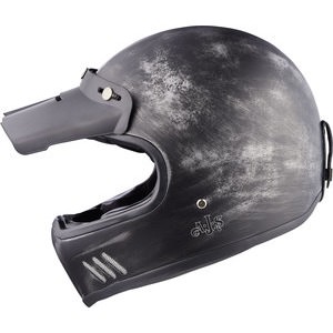 Casque Retro Hors Route AJS Vintage II