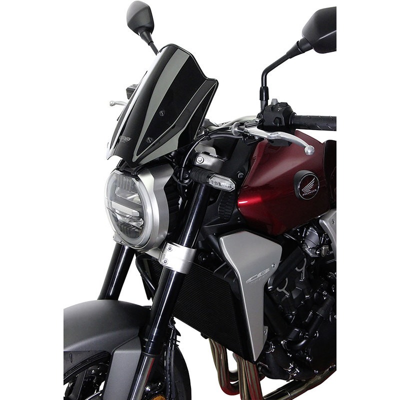 WRS Sportscheibe Für Benelli Leonardo 500 (2017-2023) – Matt Schwarz, Aus PMMA-Plexiglas