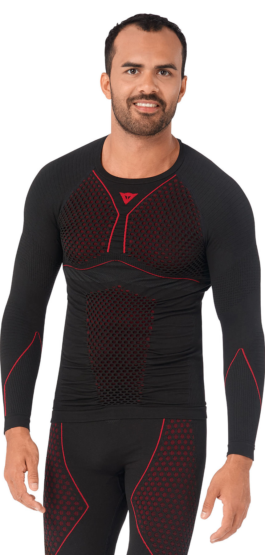 Dainese DAINESE D CORE THERMO LONG SLEEVE BLACK ANTHRACITE BASE LAYER SHIRT 