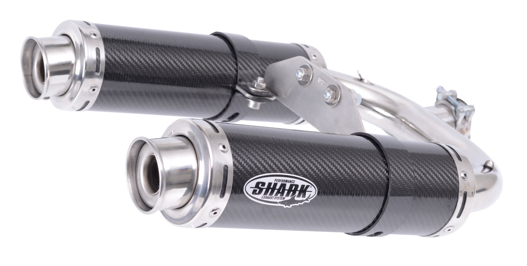 Buy SHARK Track 1000 Twin Exhaust Systems Louis motorcycle clothing