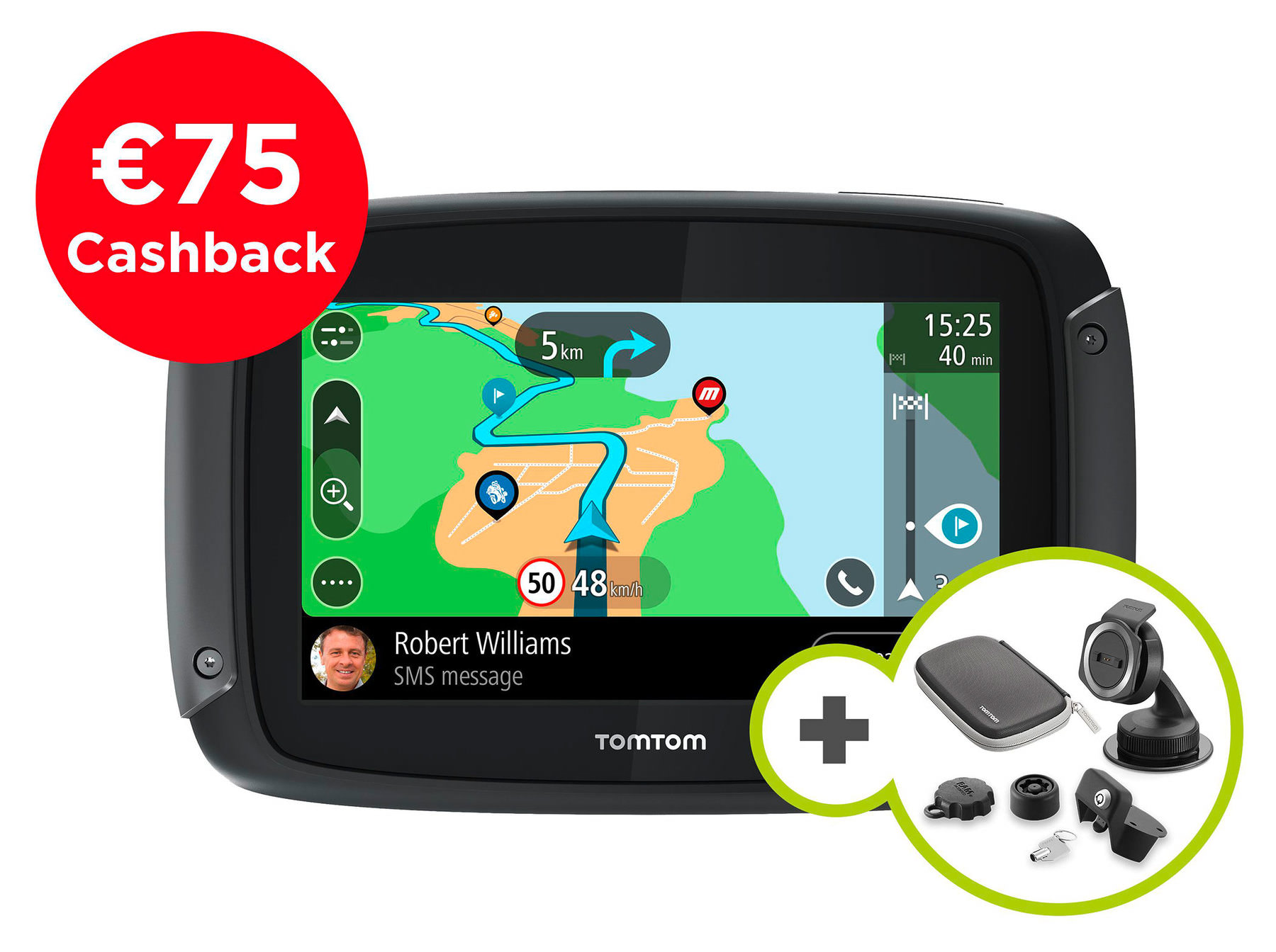 Buy TomTom Rider 550 Premium Pack motorcycle navigator Louis motorcycle clothing and technology