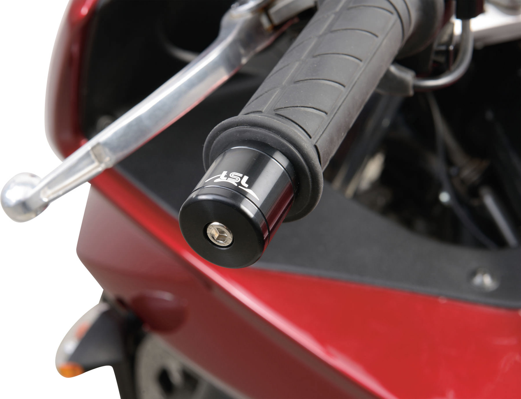 Buy LSL Cylindrical Handlebar Ends With Logo, Universal, Pair Louis