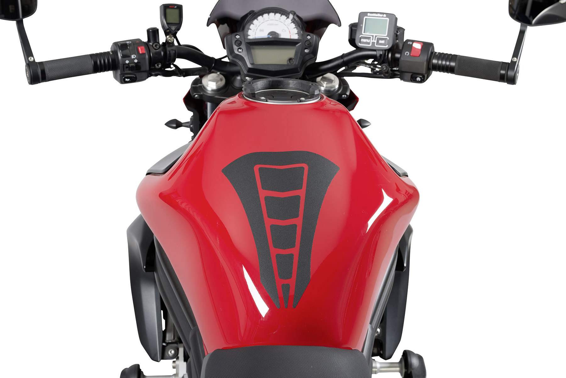 Protège-réservoir Adhésif 3D Pour Moto Guzzi Stelvio 1200 - En Résine Polyuréthane, Résistant Aux UV Et Rayures - Fabriqué En Italie - 2