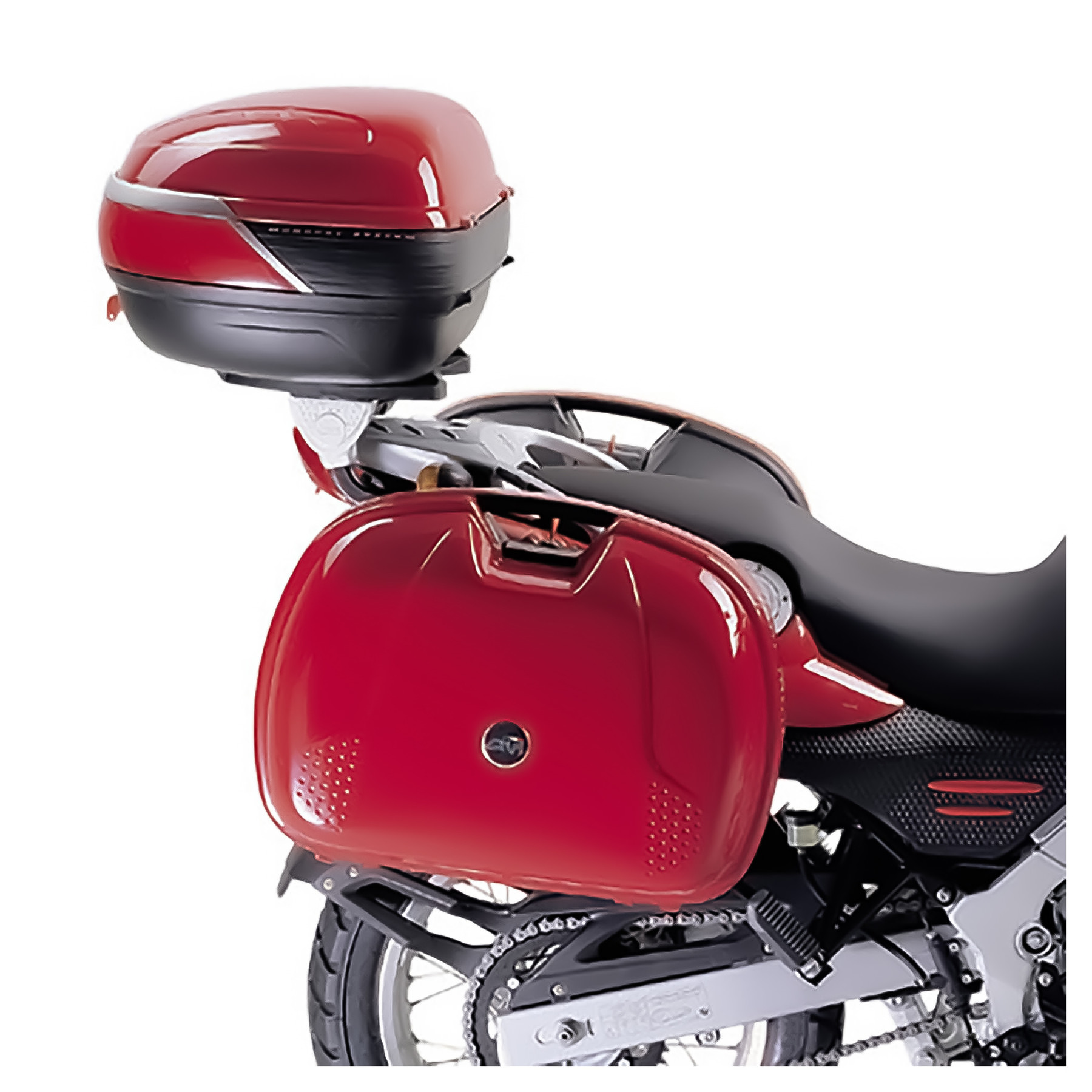 Givi SR6106 Topcase Drager Monolock Koffer Zwart - Robuuste Motorfiets Bagagedrager