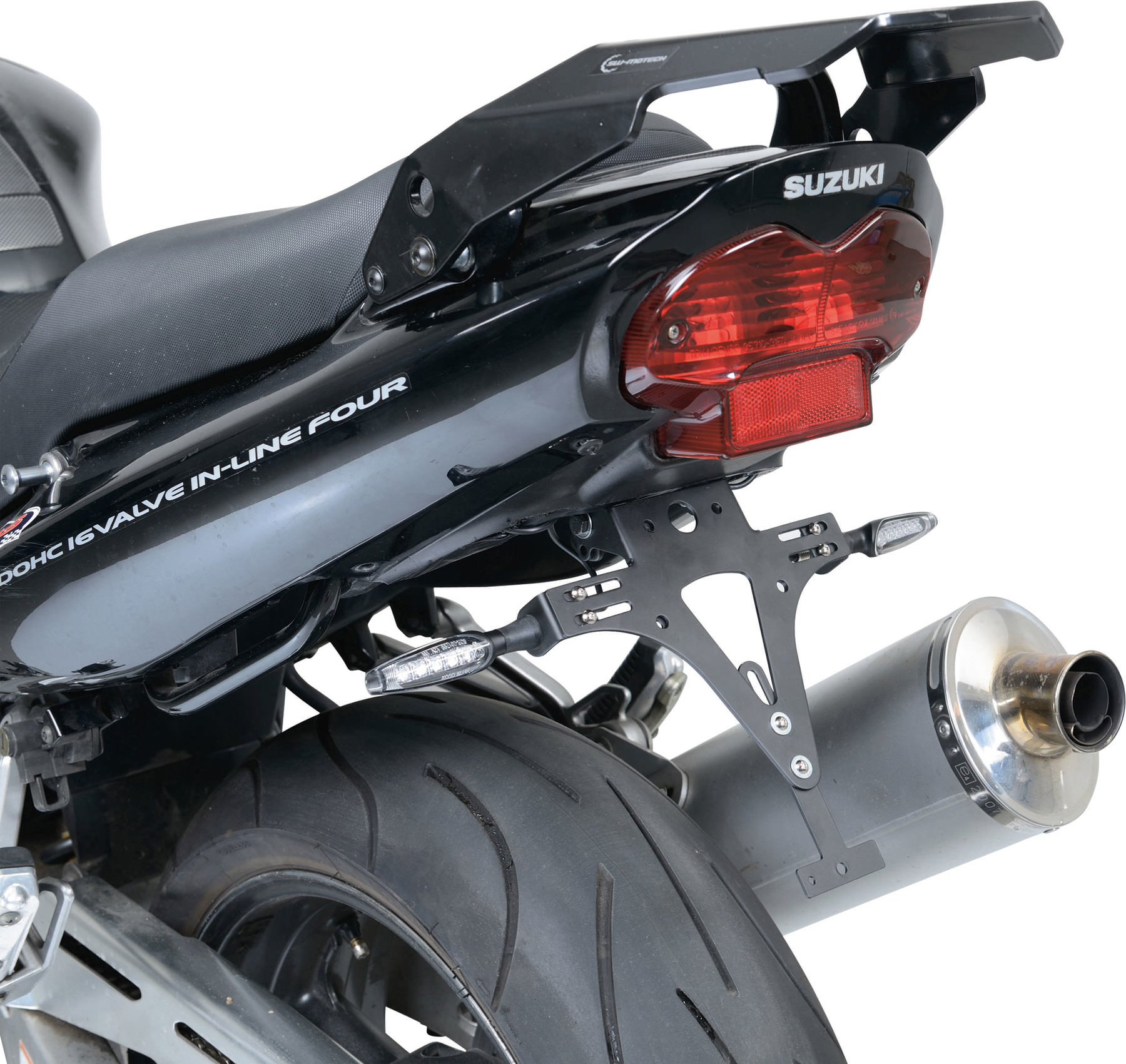 Buy LICENSE PLATE HOLDER Universal, Adjustable, Black Louis motorcycle clothing and technology