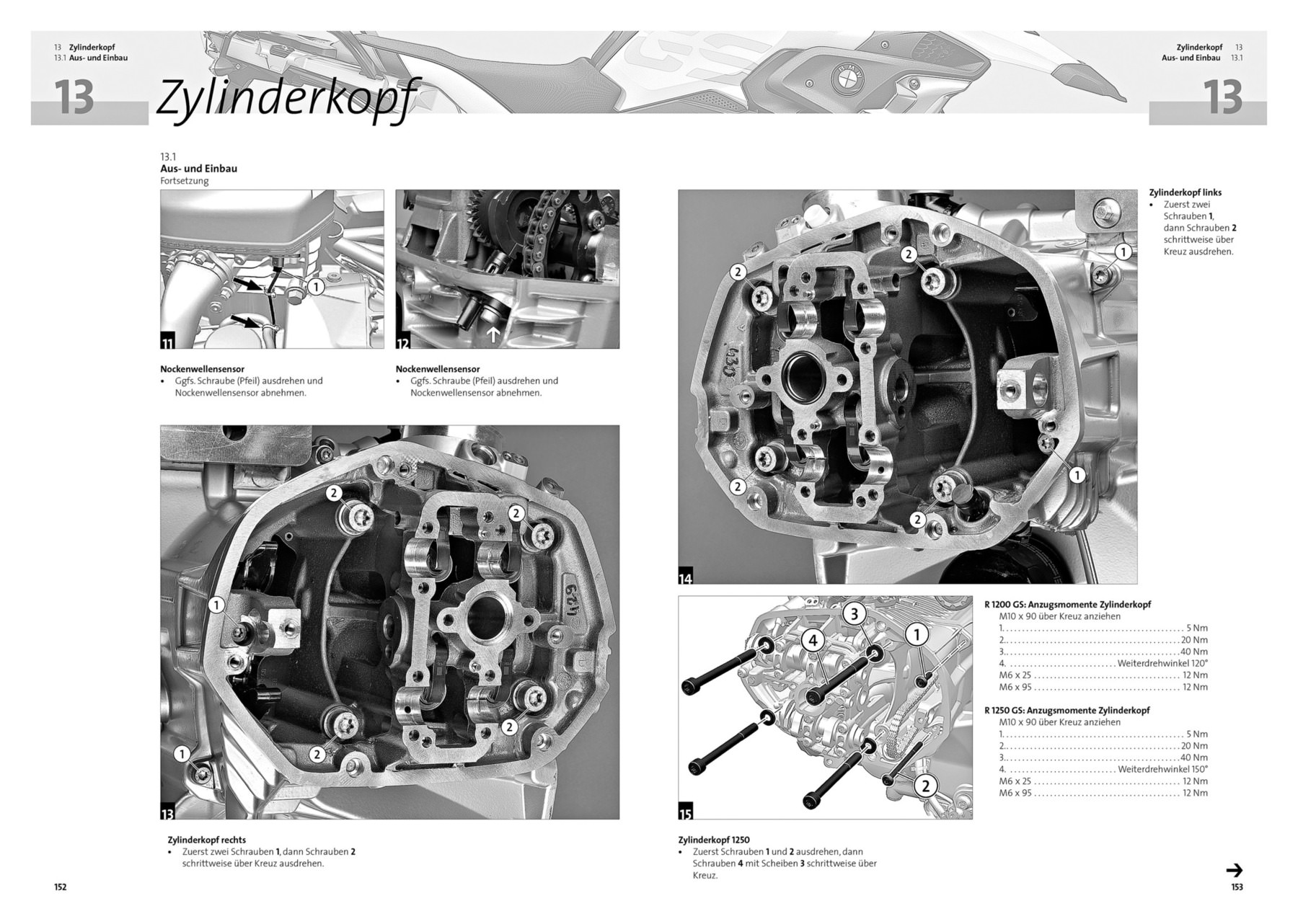 BMW Reparaturanleitung R 1250 GS / R 1200 GS / Adventure kaufen Louis