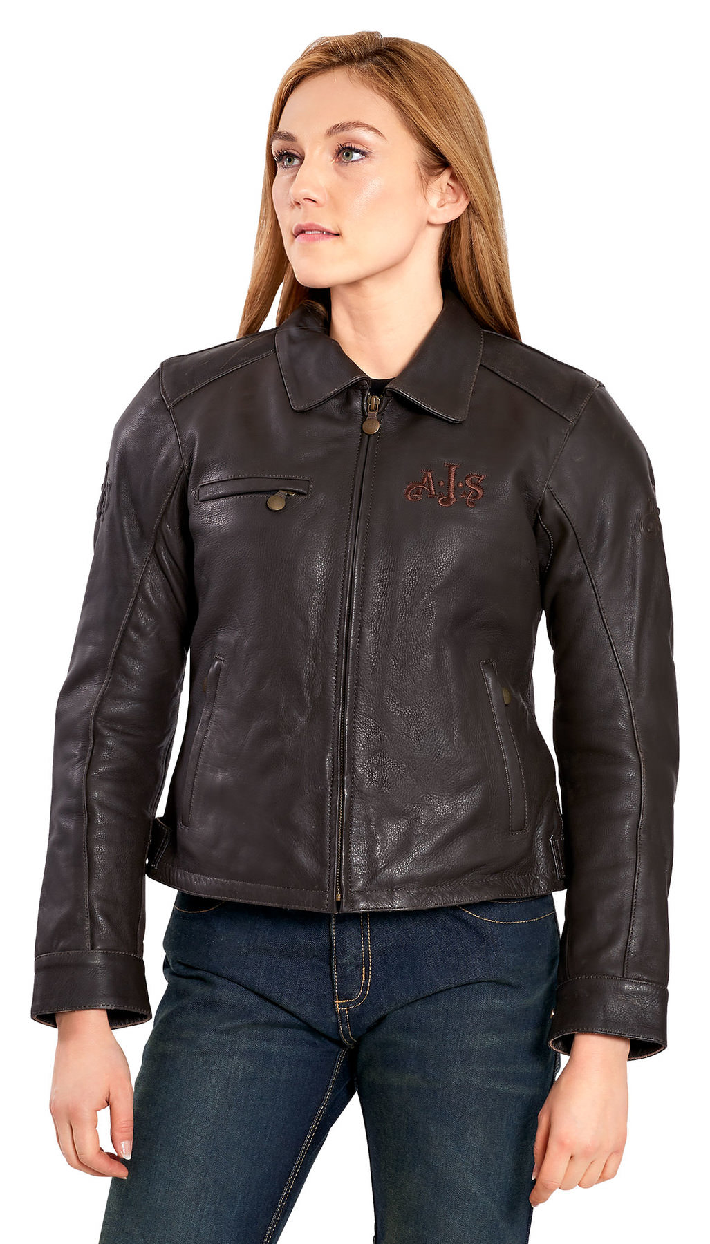 rugged leather jacket