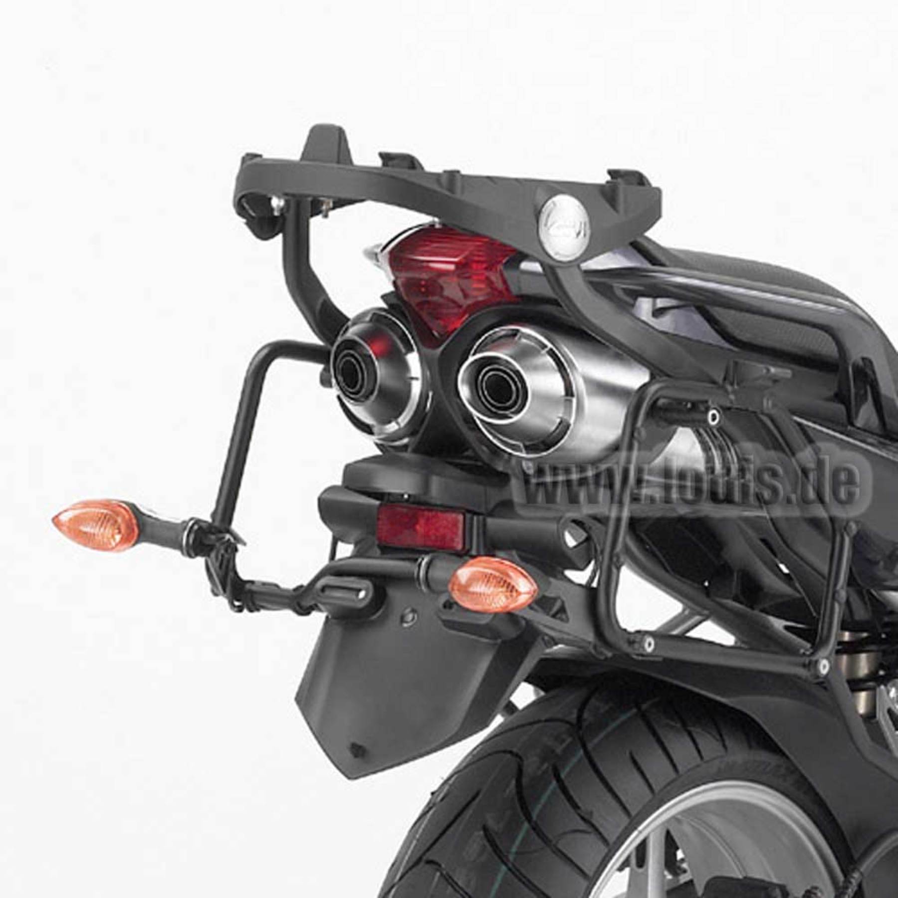 Support de top case GIVI 166FZ Monorack pour moto Honda 800 VFR 2002 à
