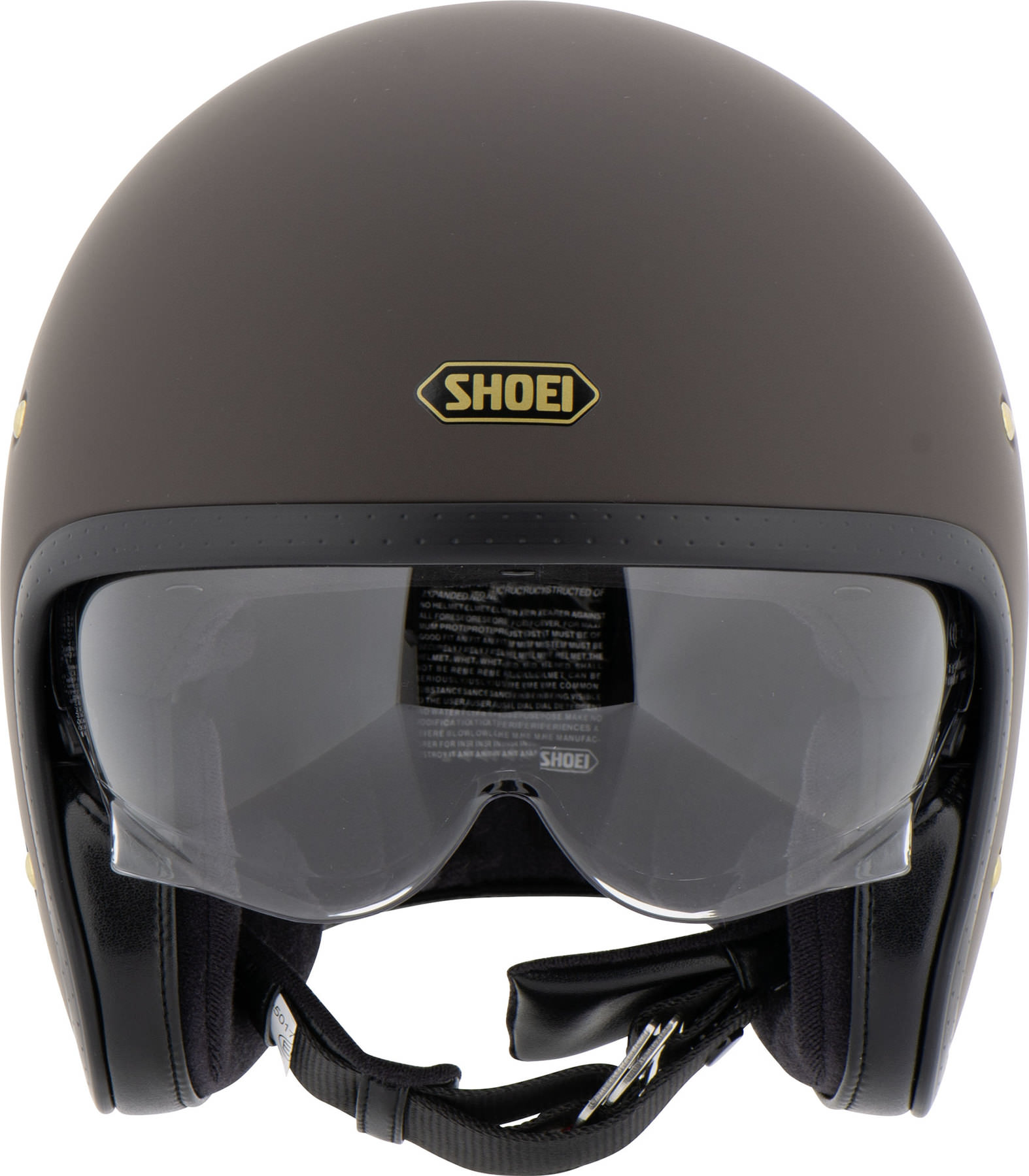 Buy Shoei J.O Jet Helmet matt brown Louis motorcycle clothing and