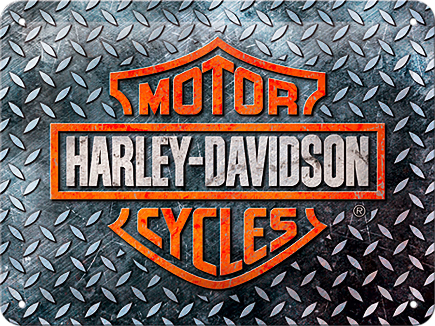 Blechschild Harley Davidson Logo Masse 20 X 15 Cm Kaufen Louis Motorrad Bekleidung Und Technik