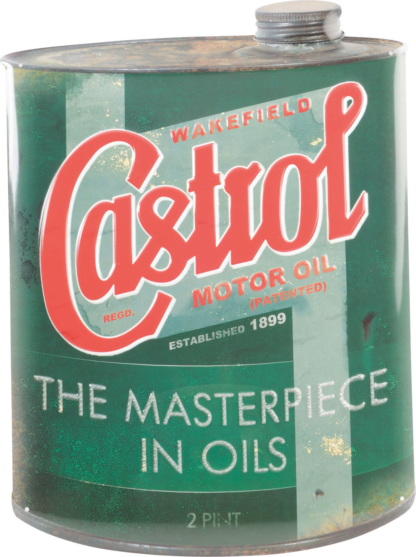 Garage Castrol Let US Drain Ihr Ölwanne Metall Schild Castrol Öl Retro 