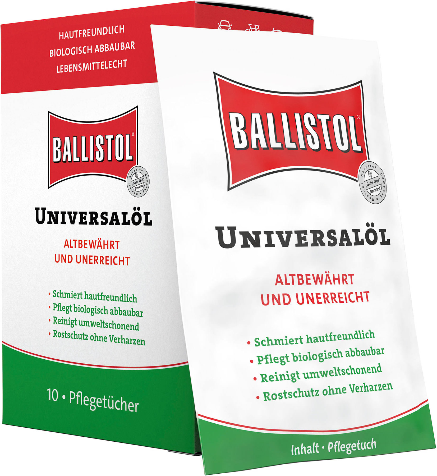 Ballistol Universalol Tucherbox 10 Stuck Kaufen Louis Motorrad Bekleidung Und Technik