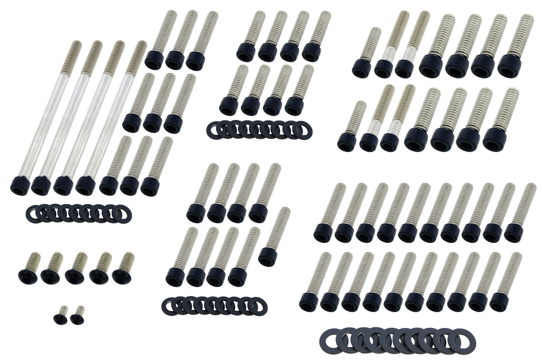Buy Bolt sets HD Touring/FXR 87 Stainless steel black Louis