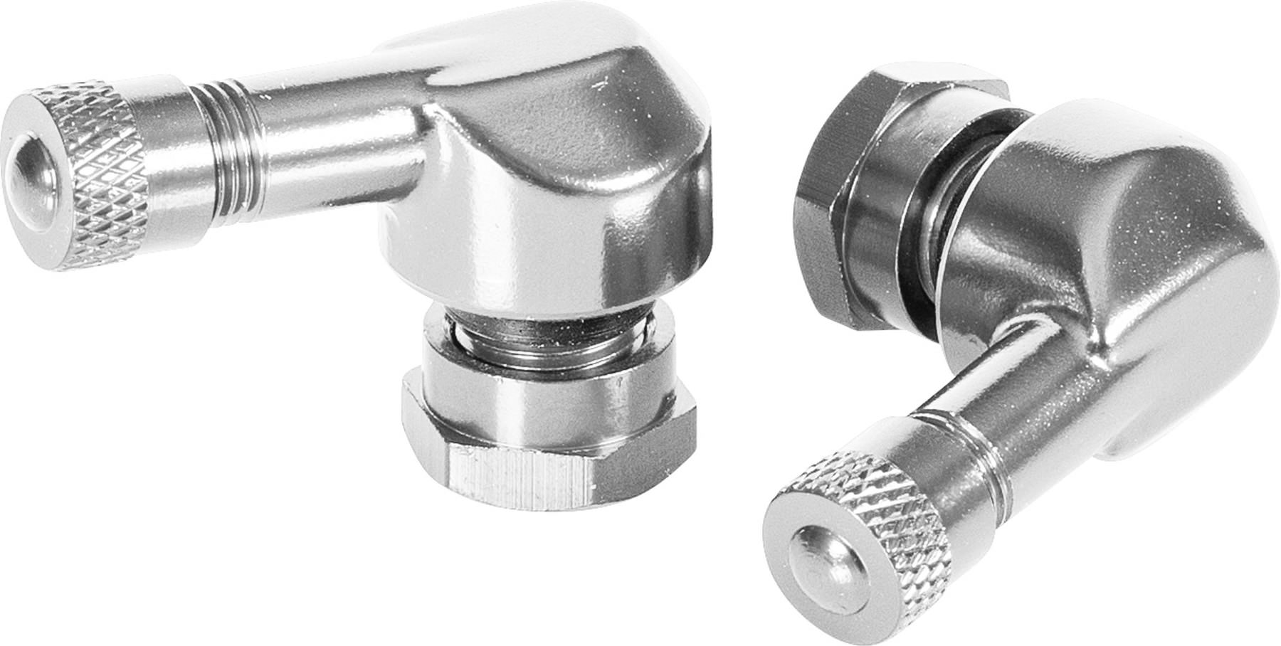 Buy Angled Valve Stems, aluminium 11.33 mm valve hole, 3 colours