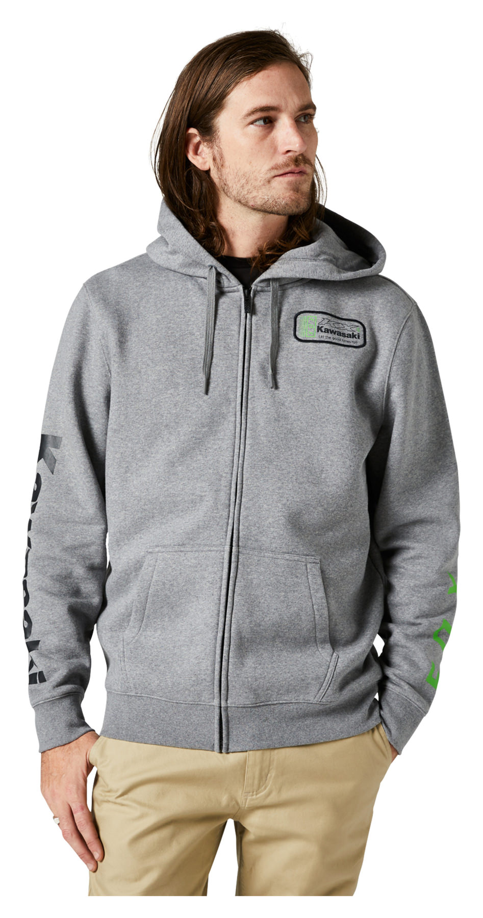 fox full zip hoodie