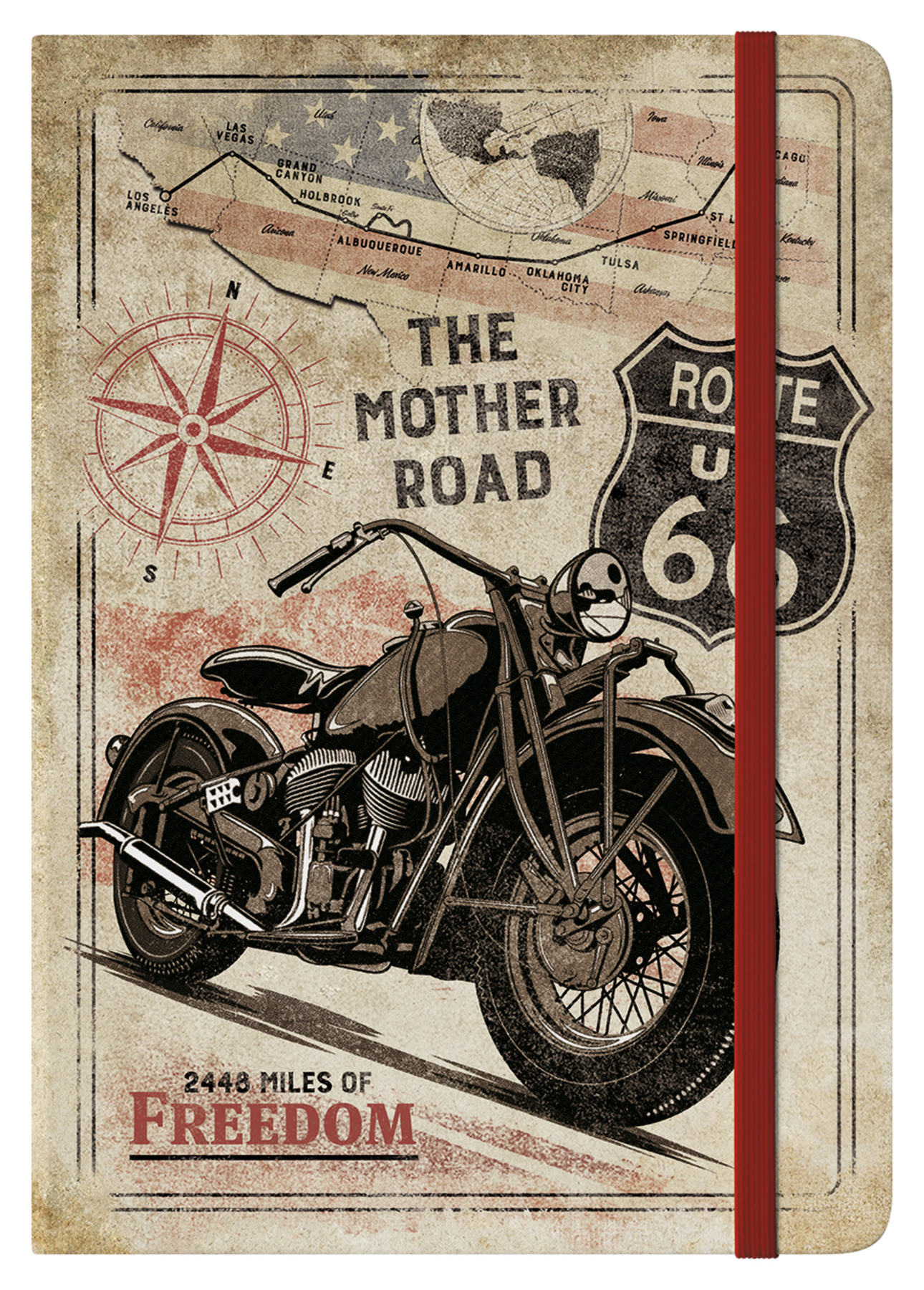 ROUTE 66 Mother Road BIKER MOTORCYCLE PATCH FOR YOUR JACKET OR VEST W/W 