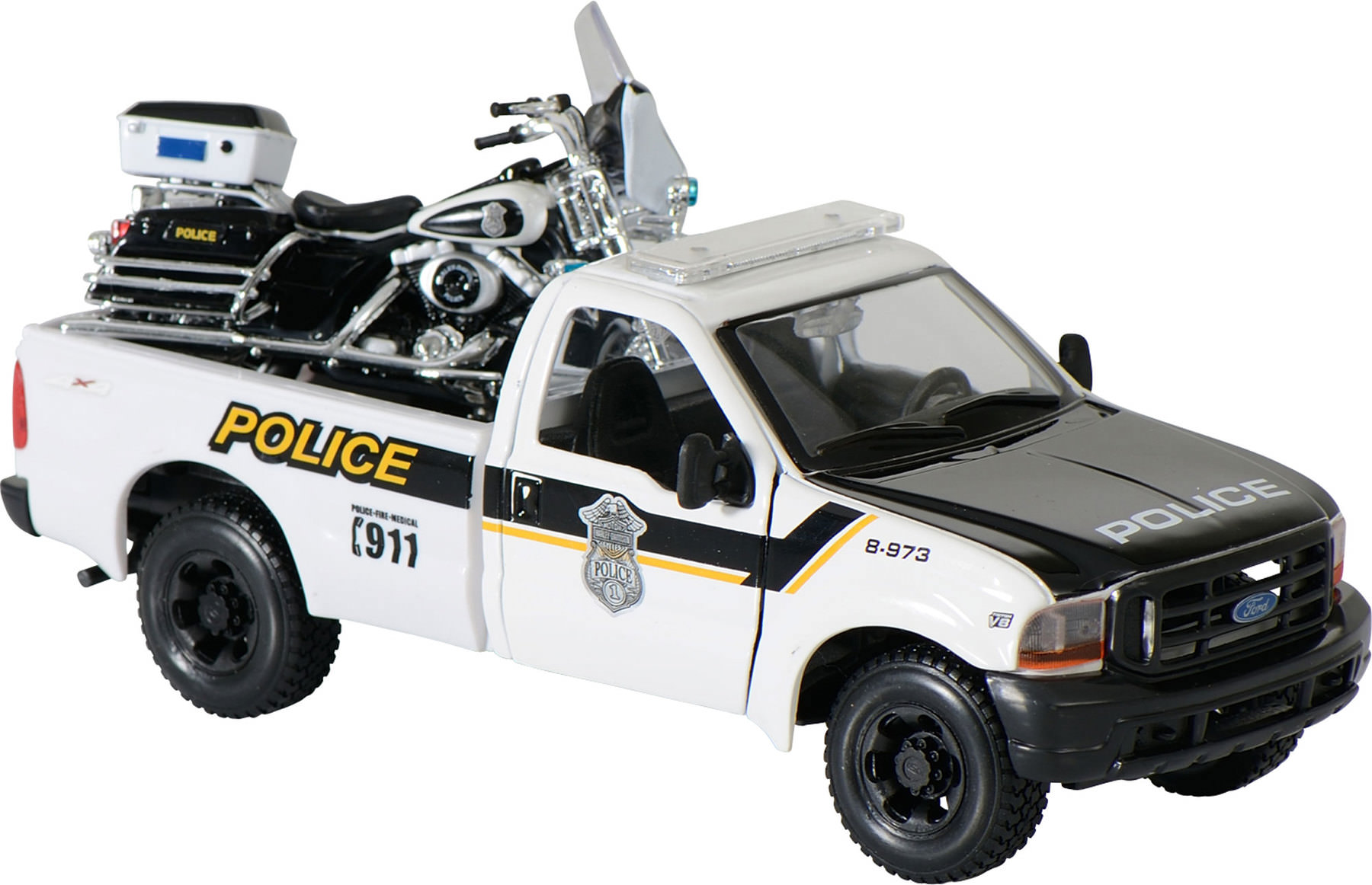 police pickup truck toy