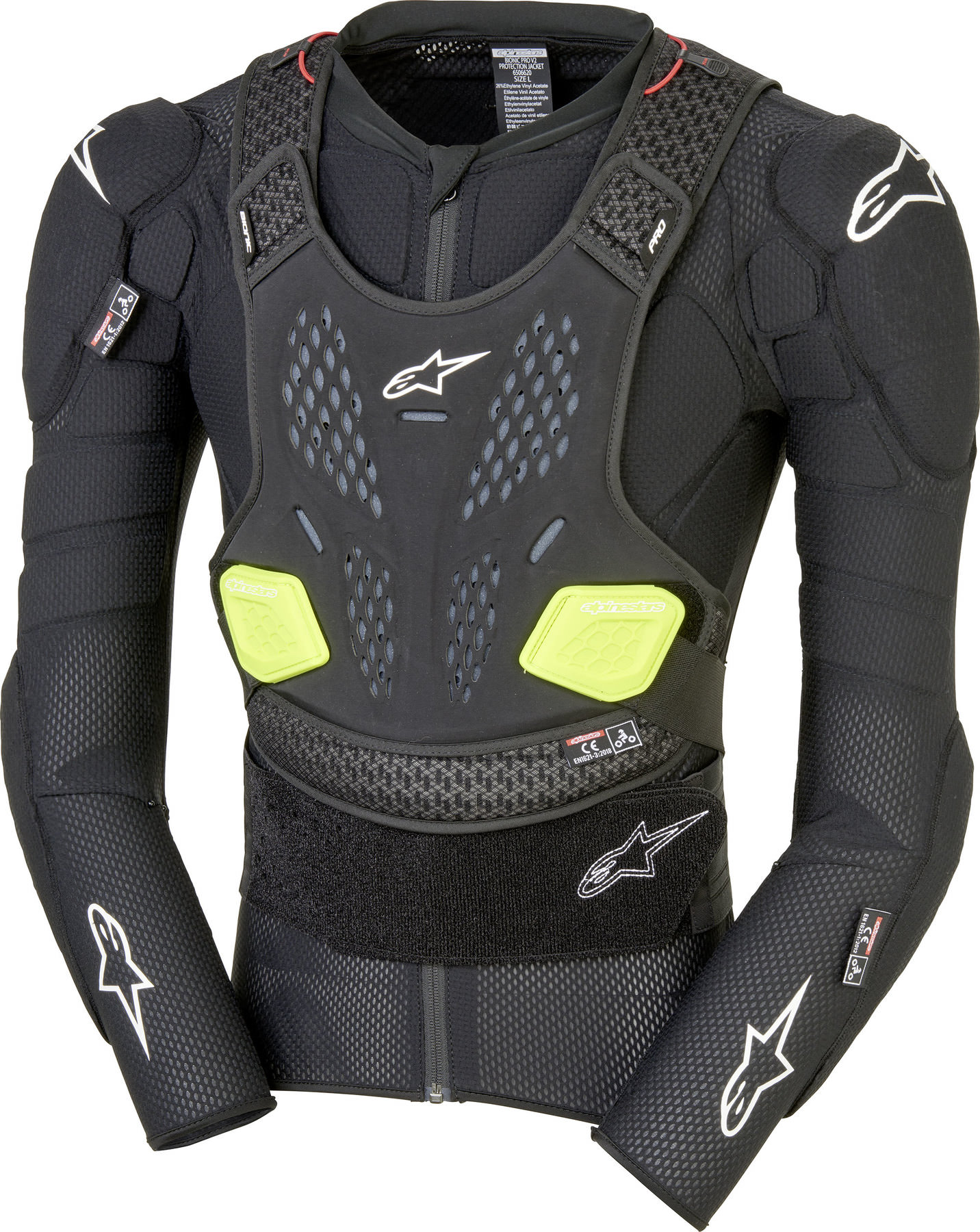 Pantaloncini Protettivi Alpinestars Bionic Action - Nero, Taglia M