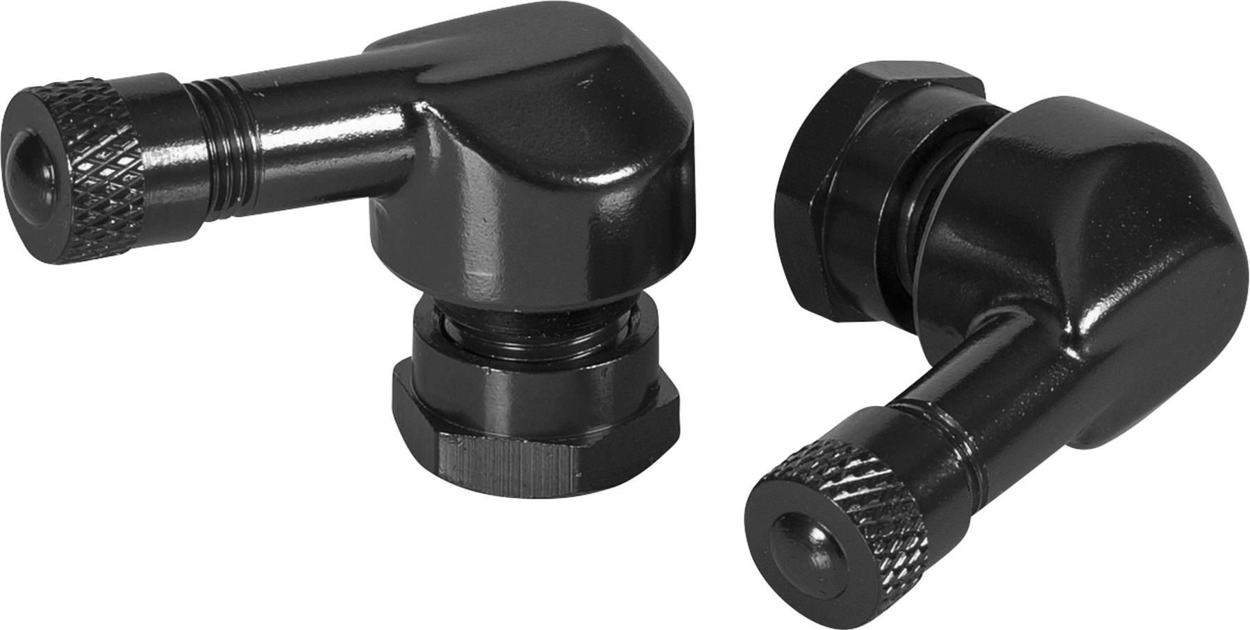 Buy Angled Valve Stems, aluminium 11.33 mm valve hole, 3 colours