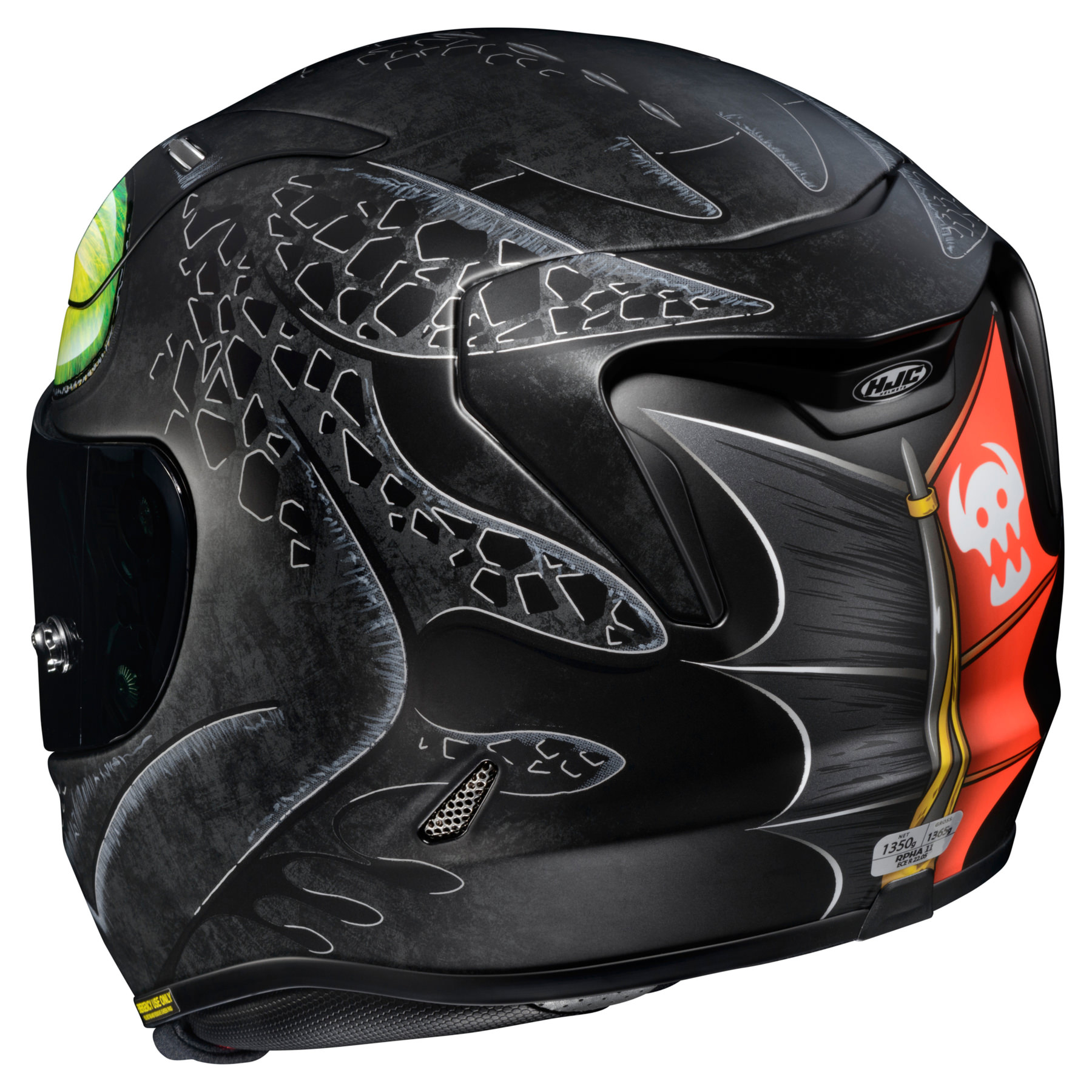 Hjc Dragon Helmet | Full face helmet HJC RPHA 11 Toothless Dragon – DKMLD