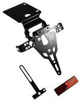 ZIEGER Pro 10004315 Kennzeichenhalter Kennzeichenträger Nummernschild Halter /Halteplatte (inkl. Kennzeichenbeleuchtung Und Rückstrahler) Umbau Streetfighter