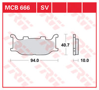 TRW BREMSBELAEGE SINTER