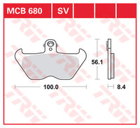 TRW BREMSBELAEGE SINTER