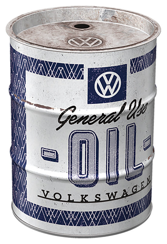 VW OIL DRUM MONEY BOX