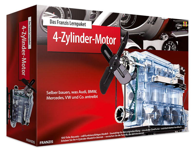 Buy FRANZIS 4cyl. engine learning pack Functional model Louis