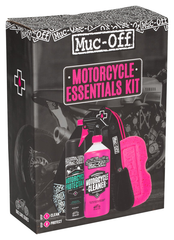 muc off motorcycle essentials kit