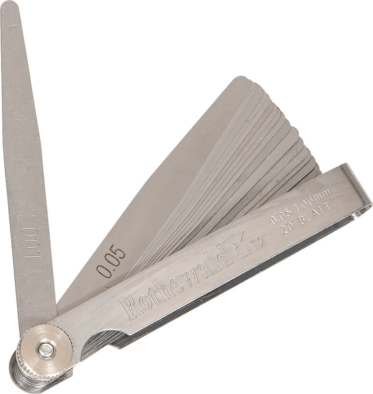 Buy Rothewald Feeler Gauge 0.051.0 mm 20 blades Louis motorcycle
