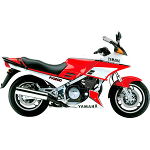 Pin Anstecker Yamaha FJ 1200 FJ1200 weiß white Motorrad  Art 0030 Motorbike Moto 